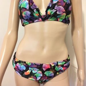Allen B Multi Color Jelly Fish Bikini